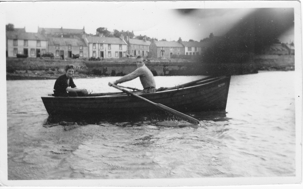 1950 TS West & MO Lawson in Victory, Portmahomack harbour