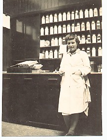 Catherine in dispensary