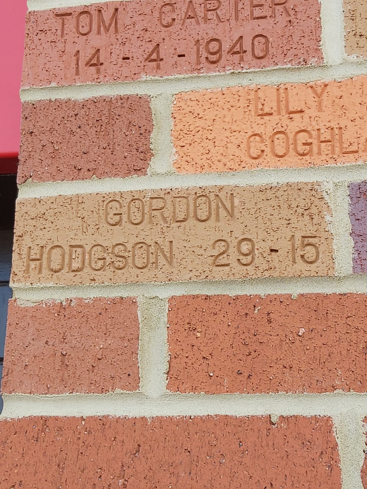 Geordie's Memorial Brick
