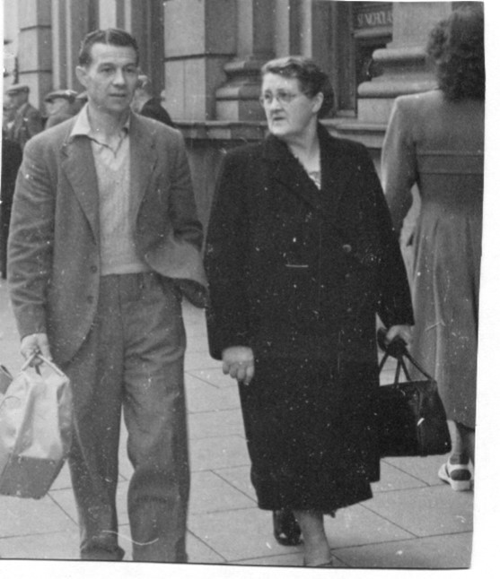 Isabella Morgan and son David Lawson.