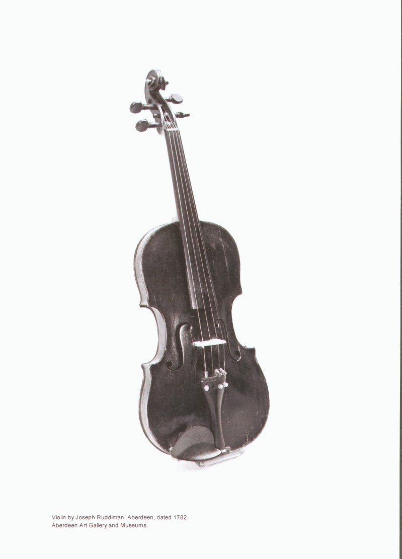Joseph Ruddiman Violin Aberdeen Museum